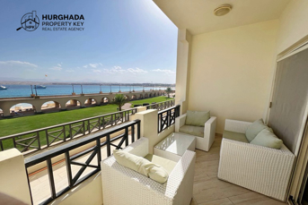 Роскошная 2-комнатная квартира с потрясающим видом на море в Al Andalous, Sahl Hasheesh